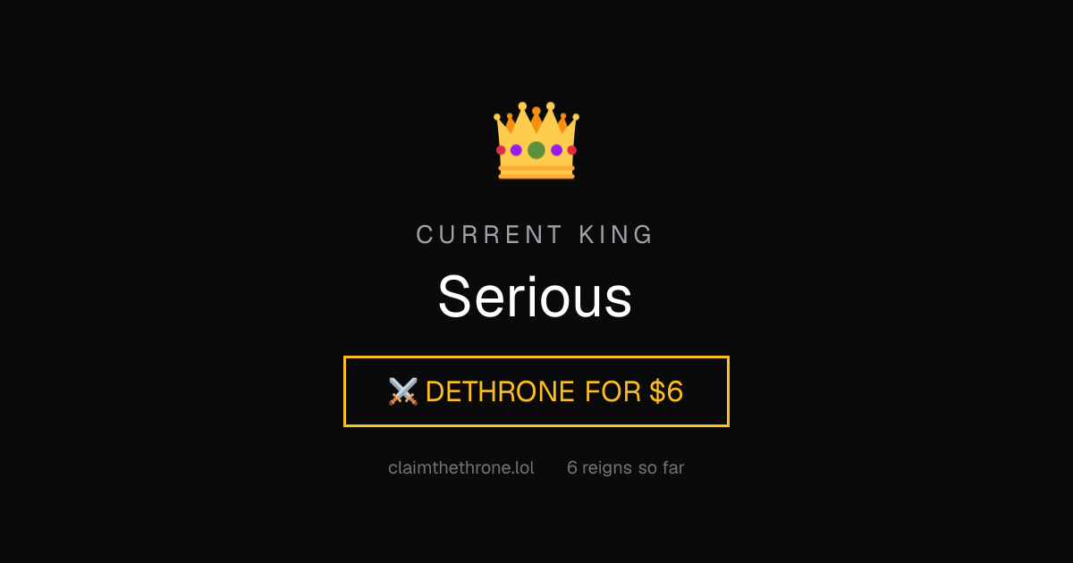 I made a stupid website on Friday and people are actually paying for it logo
